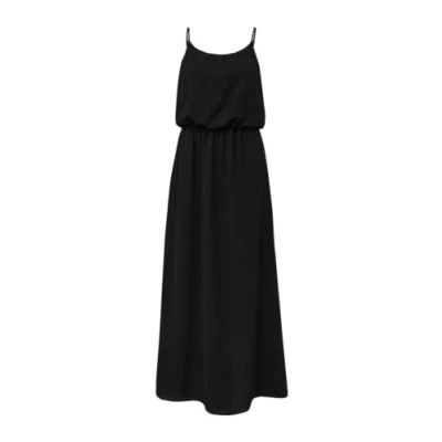 Abbildung von QS Maxikleid, Damen, Größe: 38, Schwarz