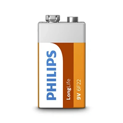 Abbildung von PHILIPS 6F22L1B/10 Batterien Long Life 1 Stück 6F22 9V