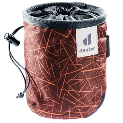 Abbildung von deuter Gravity Chalk Bag I Magnesiabeutel, redwood scratches graphite