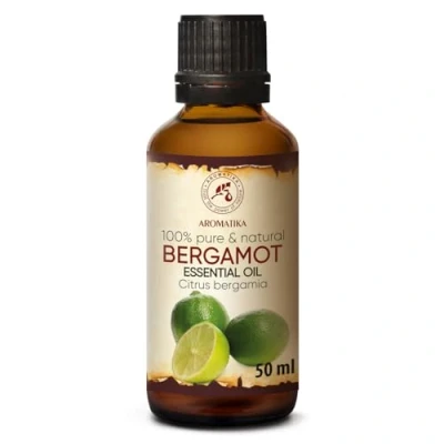 Abbildung von Bergamotte Ätherisches Öl 50ml Citrus Bergamia Reines Bergamotteöl für Schönheit Aromatherapie Haare &amp; Haut Duftlampe Diffuser Sauna Dampfbad Aromaöl Duftöl