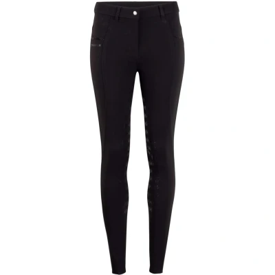 Abbildung von Montar Reithose Crystal Full Grip Schwarz 152
