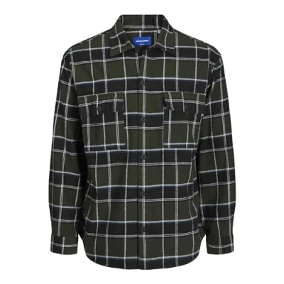 Abbildung von Jack &amp; Jones Junior Kariertes Hemd für Kinder, Größe: 152, Forest night