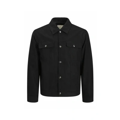 Abbildung von Jack &amp; Jones Premium Kunstlederjacke, Herren, Größe: Small, Black