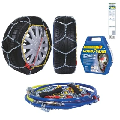 Abbildung von Goodyear 77908: &quot;G9&quot; Schneeketten, 9 mm, Größe 100, Zertifizierung TUV und ÖNORM
