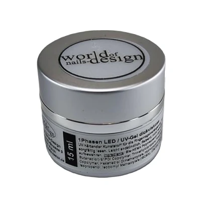 Abbildung von World of Nails Design Premium 1Phasen Gel dickviskose mit UV Protektor 15 ml