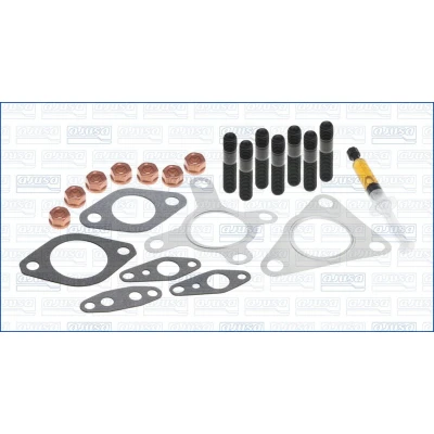 Abbildung von AJUSA JTC11473 Montagesatz, Lader with studs, syringe oil mit Dichtungen Montageanleitung NISSAN: X Trail