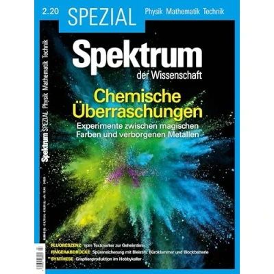 Abbildung von Spektrum Spezial Chemische Überraschungen: Experimente zwischen magischen Farben und verborgenen Metallen (Spektrum Physik, Mathematik, Technik)