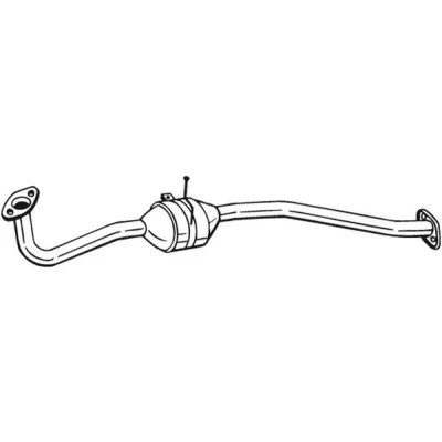 Abbildung von BOSAL 099 817 Katalysator Euro 2, 3 mit Anbauteilen