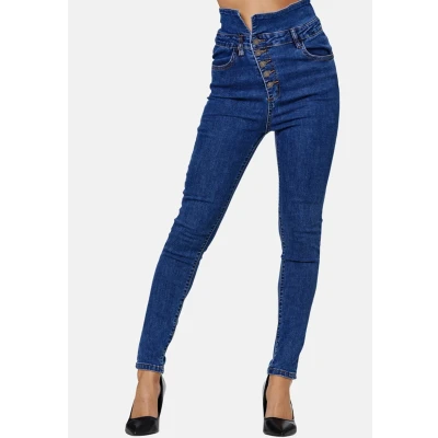Abbildung von Elara Stretch Jeans Skinny Fit, Damen, Größe: 46, Blau