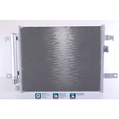 Abbildung von NISSENS 941044 Klimakondensator mit Trockner Aluminium 500 R 134a