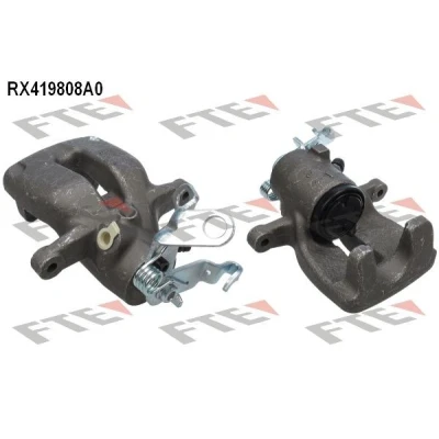 Abbildung von FTE 9290875 Bremssattel grau Aluminium Hinterachse rechts ohne Halter VOLKSWAGEN: Golf 5, 6, AUDI: A3 Sportback, Hatchback, TT Coupe