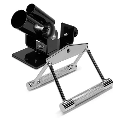 Abbildung von Yes4All JRXV Trizeps V förmige Pressstange/geschlossener Griff Kabelaufsätze (Kombi T Rägerreihe + Doppelgriffreihe), 9.3inch x 4.8inch 6inch