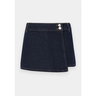 Abbildung von ONLY Onlshay Skort Jeans Shorts, Damen, Größe: XL, Dark blue denim