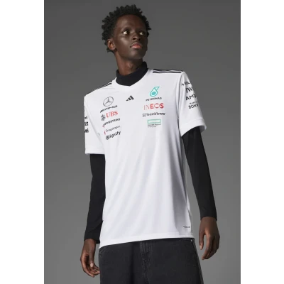 Abbildung von adidas Performance Tshirt print White black, Herren, Größe: XS, black