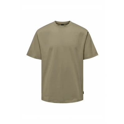 Abbildung von ONLY &amp; SONS Male T Shirt Locker geschnitten Rundhals