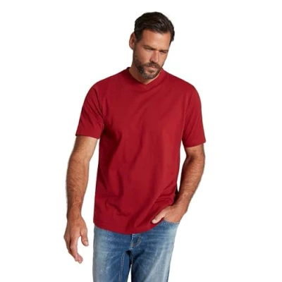 Abbildung von JP1880 Tshirt basic, Herren, Größe: 6XL, Burgunderrot