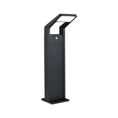 Abbildung von Paulmann 948.60 LED Pollerleuchte Juntea Bewegungsmelder IP44 585mm 3000K 11W 900lm 230V Anthrazit Aluminium