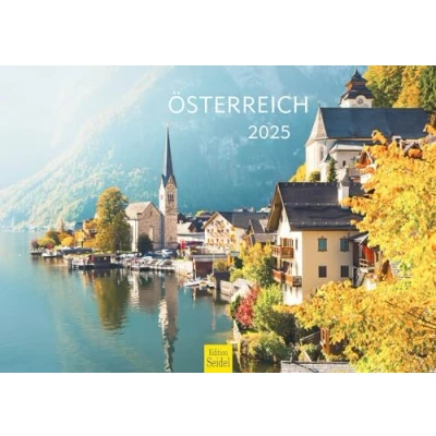 Abbildung von Edition Seidel Premium Kalender Österreich 2025 Format DIN A3 Wandkalender Europa Wien Donau Alpen Karwendel Tirol Steiermark Kärnten
