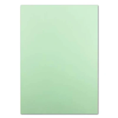 Abbildung von 25 DIN A4 Papier bögen Planobogen mintgrün (Grün) 240 g/m² 21 x 29,7 cm Ton Fotokarton Bastel Karton FarbenFroh