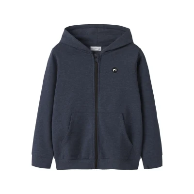 Abbildung von Name It Kapuzensweatjacke »NKMVIMO LS SWEAT CARD BRU NOOS«