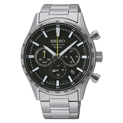 Abbildung von Seiko Chronograph, Herren, Größe: One Size, Silver coloured