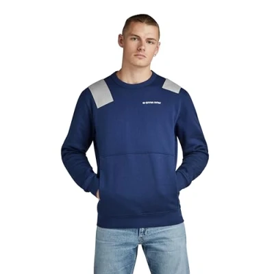 Abbildung von G Star Flight DECK Sweatshirt, Herren, Größe: XL, Imperial blue