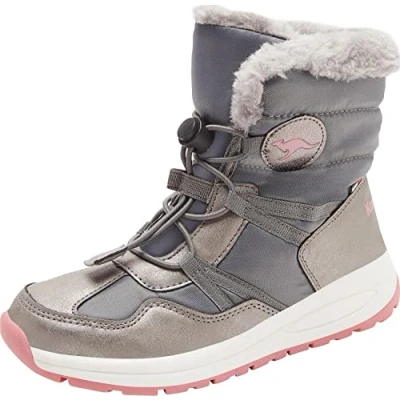 Abbildung von KangaROOS K PE Ski RTX Stiefel, Steel Grey/Dusty Rose, 38 EU