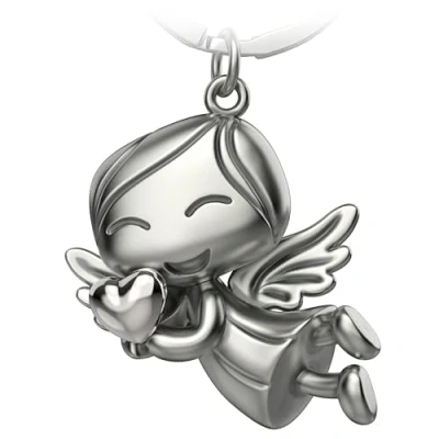 Abbildung von FABACH Schutzengel Schlüsselanhänger Lucky mit Herz Engel Glücksbringer Liebe Geschenk als Geschenkidee für Freundin