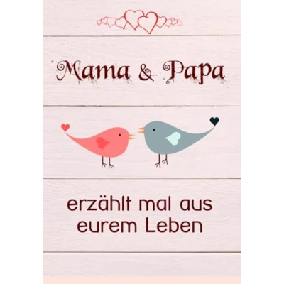 Abbildung von Mama &amp; Papa, erzählt mal aus eurem Leben: 140 Fragen im Buch zum Ausfüllen für Eltern &quot;Papa, erzähl mal!&quot;
