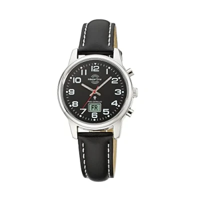 Abbildung von Master Time Funk Quarz Damen Uhr Analog Digital mit Leder Armband MTLA 10819 22L