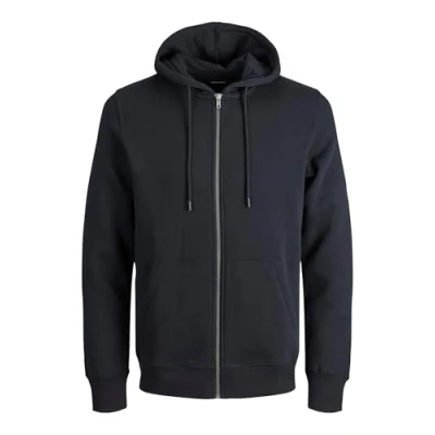 Abbildung von Jack &amp; Jones Jjebradley ZIP HOOD Sweatjacke, Herren, Größe: 3XL, Black