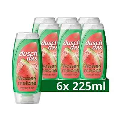 Abbildung von Duschdas Duschgel Wassermelone Duschbad mit Fresh Energy Duftformel sorgt für einen erfrischenden Start in den Tag 6x 225 ml