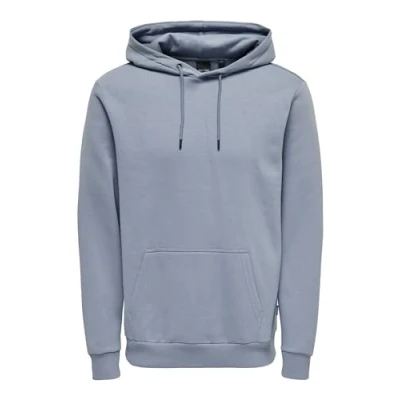 Abbildung von Only &amp; Sons Onsceres LIFE Kapuzenpullover, Herren, Größe: XXL, Flint stone