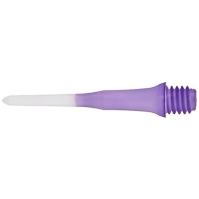 Abbildung von LSTYLE Dartspitzen: Original Lippoint Soft Tip Dart Points 2BA Gewinde Normale Länge 2 Tone Purple