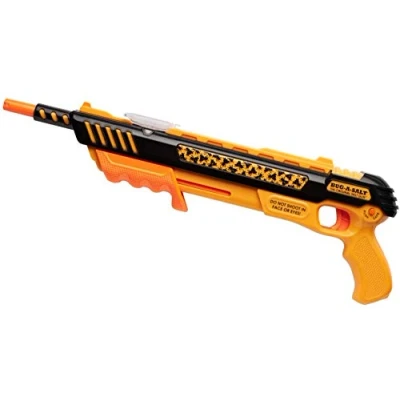 Abbildung von Bug A Salt 3.0 Orange Crush Edition, mit Tafelsalz füllbares Insektenabwehr Gewehr für Fliegenjäger
