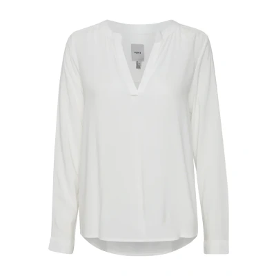 Abbildung von ICHI Ihmain LS2 Bluse, Damen, Größe: 40, Cloud dancer