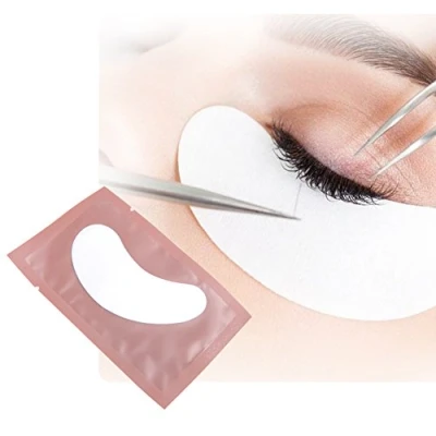 Abbildung von Augenpads für Wimpernverlängerung Wimpern Pads Eyelash Pad Färben Wimpernlifting Under Eye Patch Augen 50 Paar (Rosa)