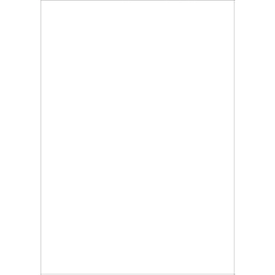 Abbildung von HERMA 10783 Wetterfeste Folienetiketten transparent, 80 Blatt, 210 x 297 mm, 1 pro A4 Bogen, Stück, selbstklebend, bedruckbar, matt, blanko Klebeetiketten Aufkleber aus Folie, durchsichtig