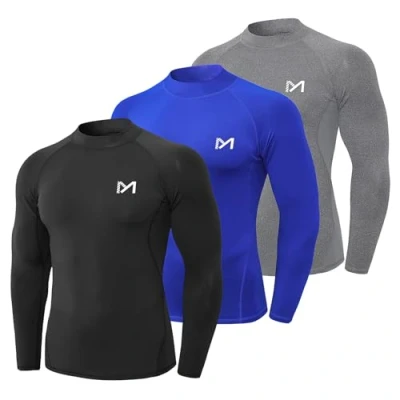 Abbildung von MEETYOO Herren TMU27T Shirt, Schwarz+Grau+Blau, Small