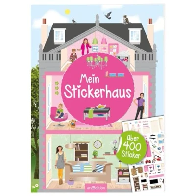 Abbildung von Mein Stickerhaus: Über 400 Sticker Stickerheft für Kinder ab 4 Jahren