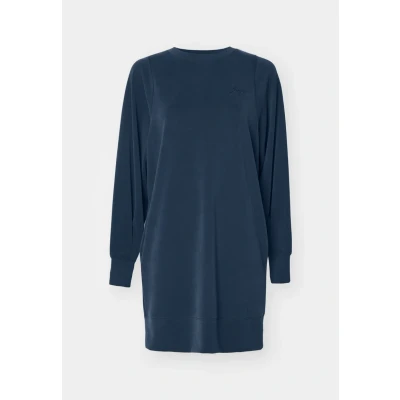 Abbildung von BOSS Jerseykleid, Damen, Größe: Small, Dark blue