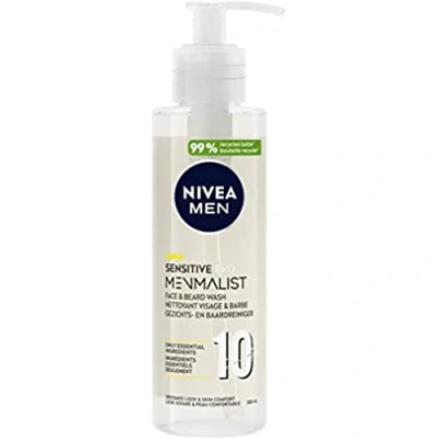 Abbildung von NIVEA MEN MENMALIST Gesichts &amp; Bart Reinigungsgel (1 x 200 ml), 2in1 Pflege, kurz, biologisch abbaubar, für alle Hauttypen geeignet