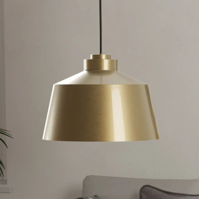Abbildung von EGLO Hängeleuchte »SOUTHERY«, Leuchtmittel E27 wechselbar ohne Leuchtmittel, in gold und weiß aus Stahl exkl. 40W