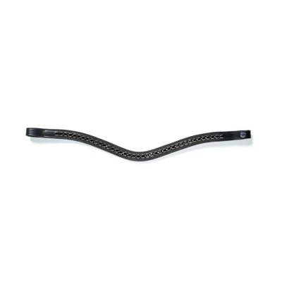 Abbildung von Trust Stirnriemen Black Diamants Schwarz/Silber Warmblut