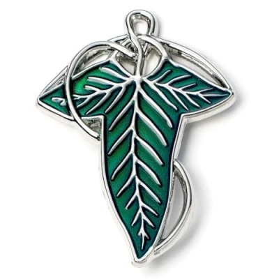 Abbildung von The Lord Of Rings Leaf Lorien Anstecknadel, blau, LRPB0005, Einheitsgröße, Zink