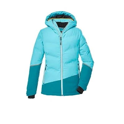 Abbildung von killtec Mädchen Ksw 178 Grls Qltd Jckt Skijacke Steppjacke Mit Kapuze Und Schneefang, Blau, 140 EU