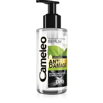 Abbildung von Cameleo Keratin Serum für geschädigtes, trockenes, raues, sprödes Haar Regenerierende Reparaturbehandlung &amp; Pflege mit biomimetischem Arganöl Hitzeschutz salz parabenfrei 150ml