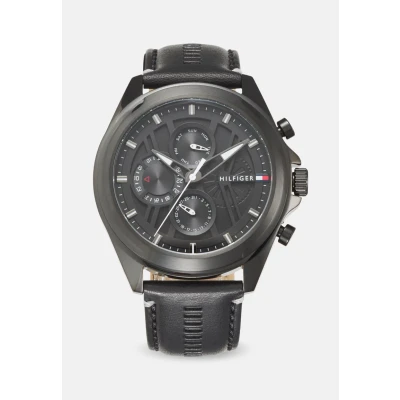 Abbildung von Tommy Hilfiger JAX Uhr, Herren, Größe: One Size, Black