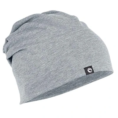 Abbildung von STARK SOUL Slouch Beanie Mütze für Damen &amp; Herren (Unisex), leichte Jersey Mütze, Einheitsgröße in Hellgrau
