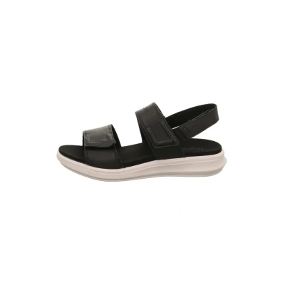 Abbildung von Legero Damen Ella Flache Sandale, Schwarz 0100, 37 EU